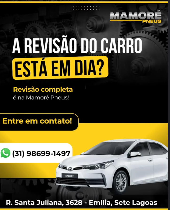 Post Mamoré Pneus: revisão de freios